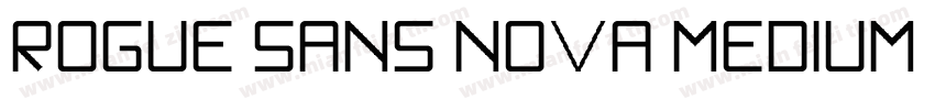Rogue Sans Nova Medium Extended字体转换